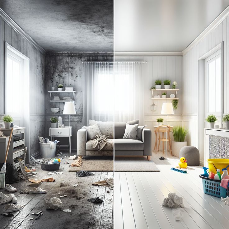 Before and after room refresh inspiration